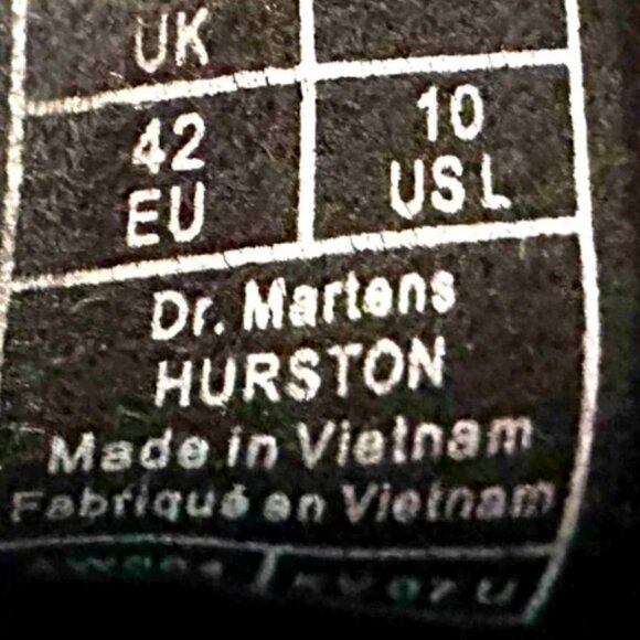 DR. MARTEN Hurston Heeled Chelsea Boots Docs Dark Cherry Red - Picture 6 of 6